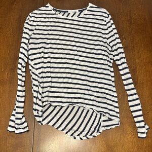 rag & bone Striped Long Sleeve Tee